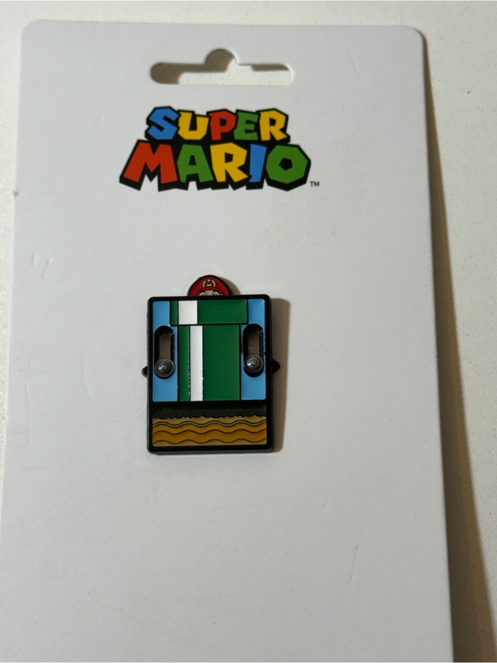 Super Mario Sliding Warp Pin
